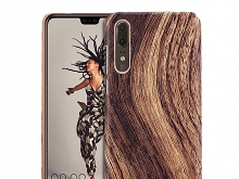 Huawei P20 Woody Patterned Back Case