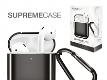 Amazingthing Supreme Solid Mirror Case for AirPods - Black