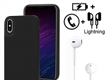 iPhone XS Max (6.5) Power Jacket Support Audio + Calling (5000mAh)