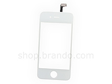 iPhone 4 Replacement Digitizer / Touch Panel with Glass Lens - White