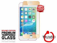 Brando Workshop Full Screen Coverage Glass Protector (iPhone 6s Plus) - Gold