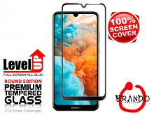 Brando Workshop Full Screen Coverage Glass Protector (Huawei Y6 Pro (2019)) - Black