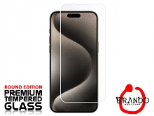 Brando Workshop Premium Tempered Glass Protector (Rounded Edition) (iPhone 15 Pro Max (6.7))