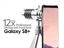 Professional Samsung Galaxy S8+ 12x Zoom Telescope with Tripod Stand