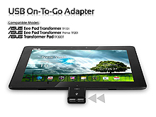 Asus Transformer Pad TF300T 2-port USB On-To-Go Adapter