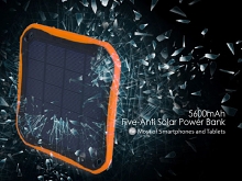 Five-Anti Solar Power Bank 5600mAh