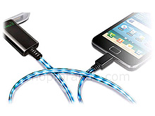 Visible Green Data/Charging Cable - Micro USB port