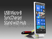 USB Micro-B SyncCharger Stand with Hub