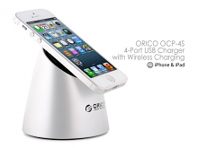 ORICO OCP-4S 4-Port USB Charger with Wireless Charging