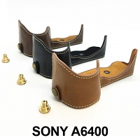 SONY A6400 Half-Body Leather Case Base
