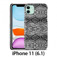 iPhone 11 (6.1) Faux Snake Skin Back Case