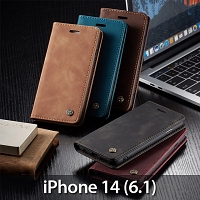 iPhone 14 (6.1) Retro Flip Leather Case