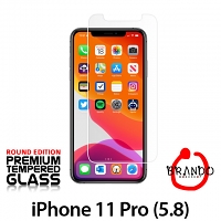 Brando Workshop Premium Tempered Glass Protector (Rounded Edition) (iPhone 11 Pro (5.8))