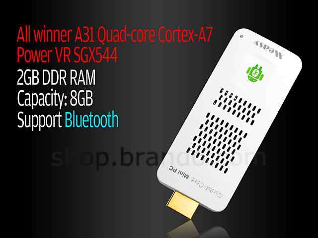 Measy U4K Ultra HD 4K Quad Core Bluetooth Android Thumb PC