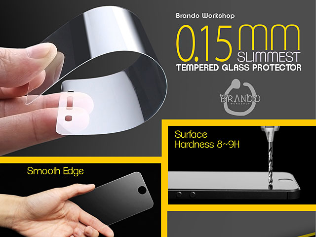 Brando Workshop 0.15mm Premium Tempered Glass Protector (iPhone X)