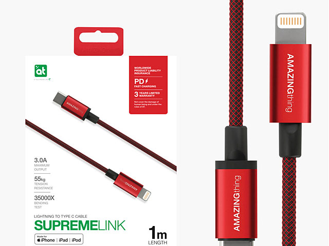 AMAZINGthing Supreme Link Powermax Lightning to Type-C Cable
