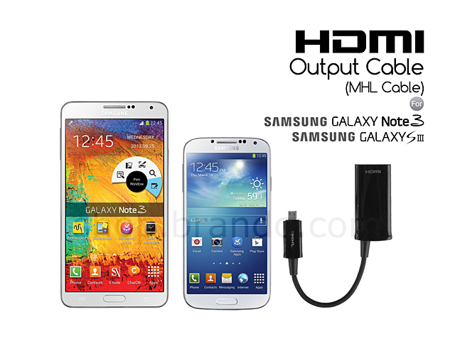 HDMI output cable ( MHL cable ) for Samsung Galaxy Note 3 / S3