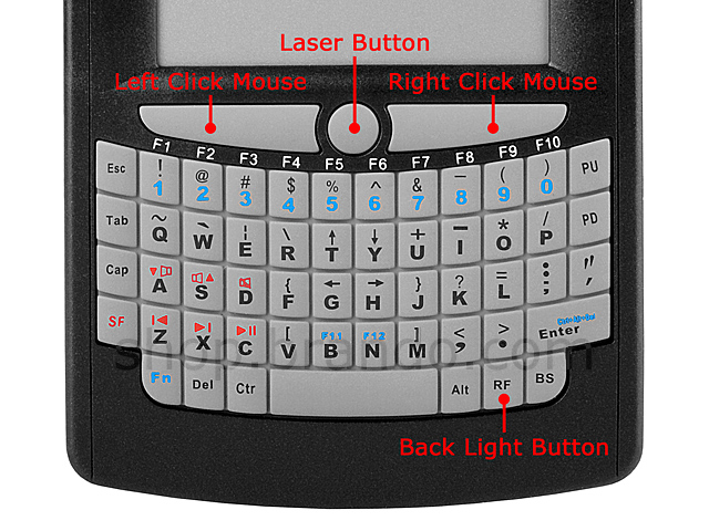 Mini Bluetooth Handheld Keyboard with Touchpad