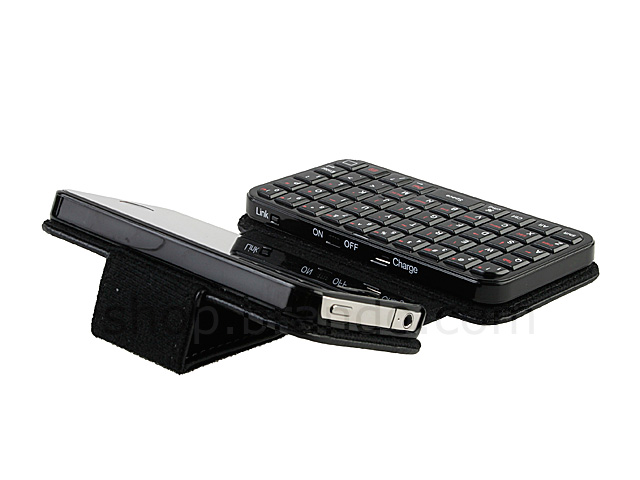 iPhone 4 Reclosable Fastener Case with Bluetooth Keyboard