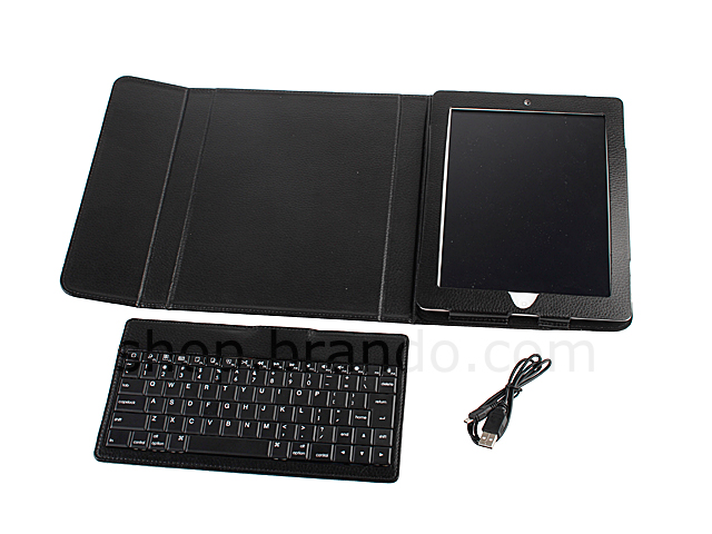 iPad 2 Reclosable Fastener Case with Bluetooth Keyboard