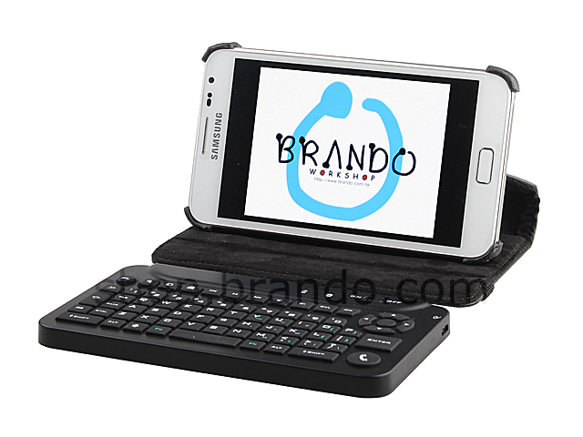 Samsung Galaxy Note Reclosable Fastener Case with Bluetooth Keyboard