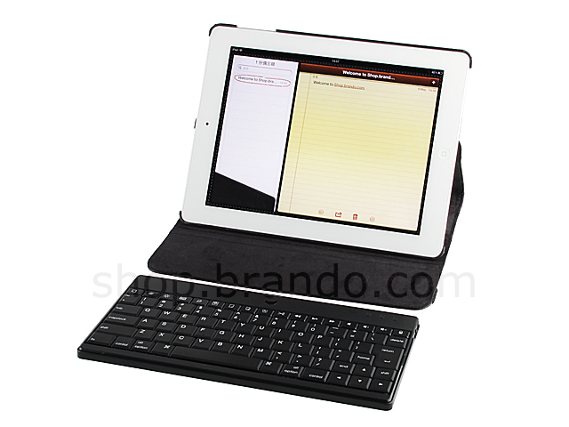 The new iPad (2012) Reclosable Fastener Case with Bluetooth Keyboard