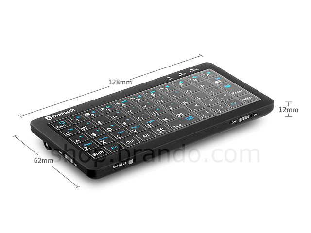 3-in-1 Dual-Connect Slim Bluetooth Keyboard