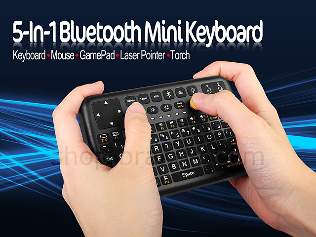 5-in-1 Bluetooth Mini Keyboard