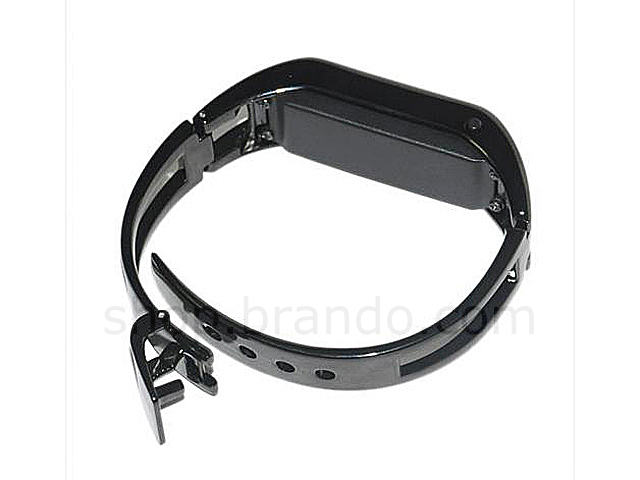 LCD Bluetooth Vibrating Bracelet + Watch (Alloy Steel)