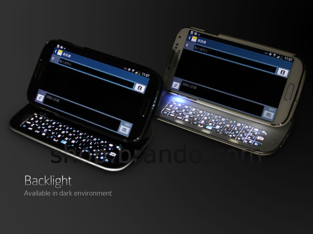 Samsung Galaxy S4 Ultra-thin Slide-out Wireless Backlight Keyboard