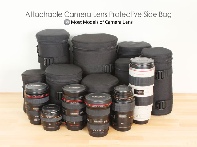 Attachable Camera Lens Protective Side Bag