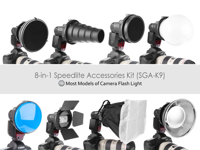 8-in-1 Speedlite Accessories Kit (SGA-K9)