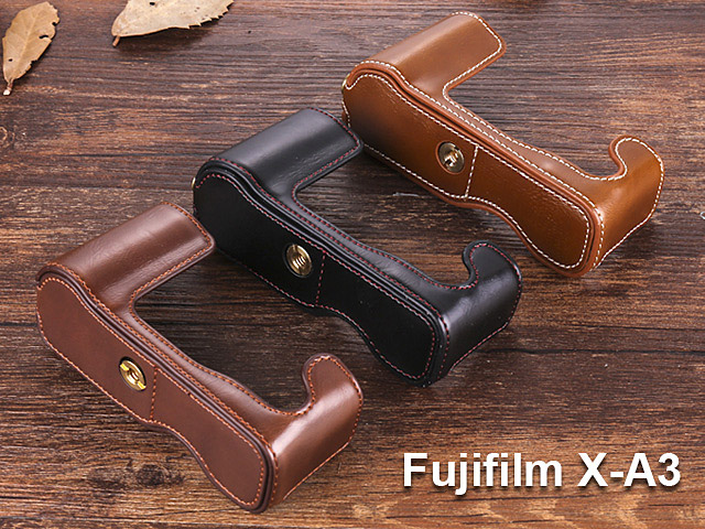 Fujifilm X-A3 Half-Body Leather Case Base