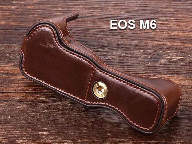 Canon EOS M6 Half-Body Leather Case Base