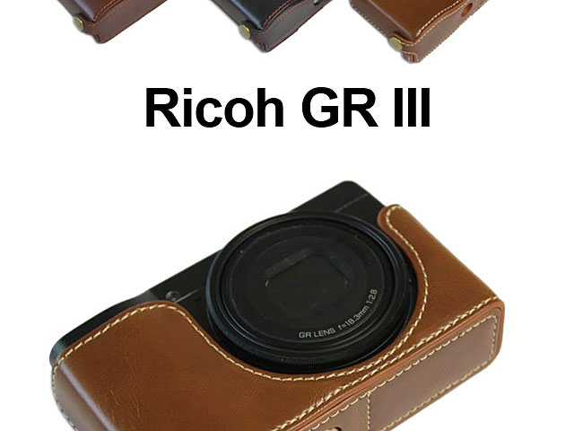 Ricoh GR III Half-Body Leather Case Base