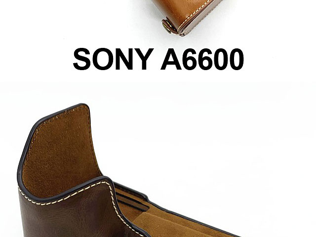 SONY A6600 Half-Body Leather Case Base