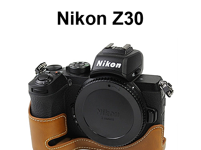 Nikon Z30 Half-Body Leather Case Base