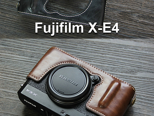 Fujifilm X-E4 Half-Body Leather Case Base
