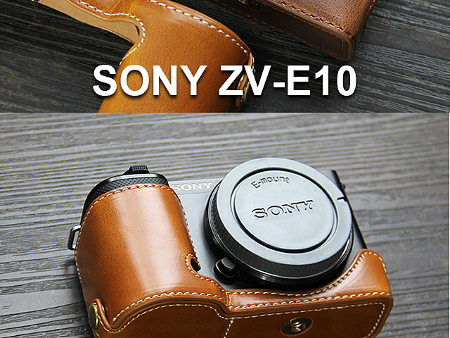 SONY ZV-E10 Half-Body Leather Case Base