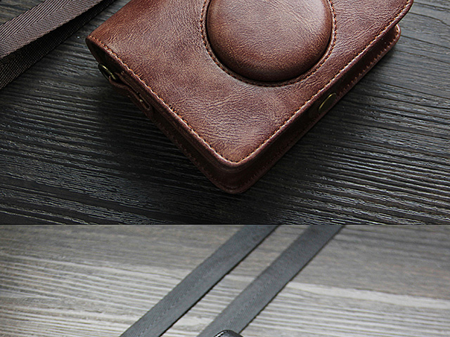 Fujifilm Instax Mini Evo Leather Case with Leather Strap