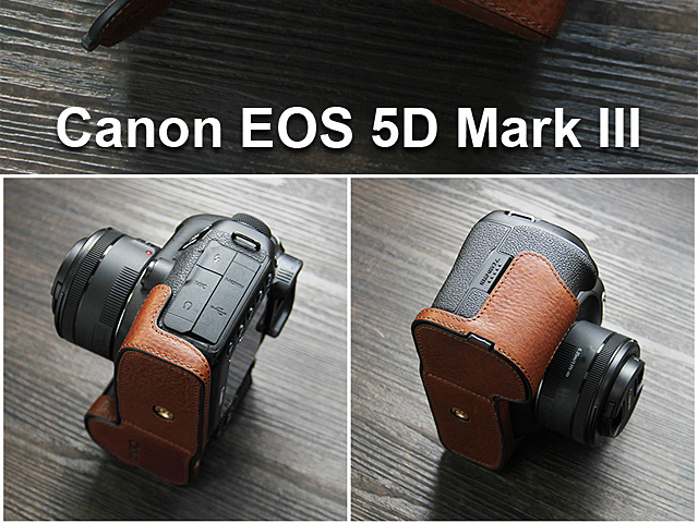 Canon EOS 5D Mark III Half-Body Genuine Leather Case Base