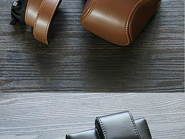Canon EOS R50 Leather Case with Leather Strap