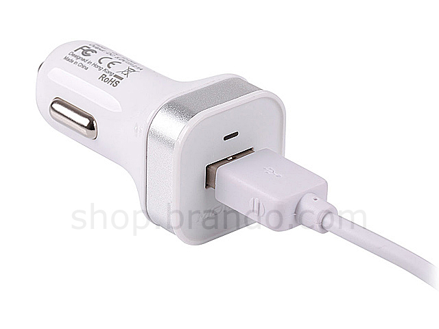 Momax Portable USB Car Charger W/ Micro USB Cable