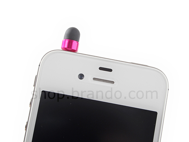 Plug-in 3.5mm Fashion Tiny Ear Cap + Touch Panel Stylus