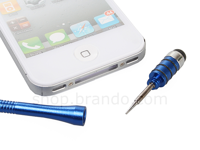 Plug-in 3.5mm Baseball Bat Touch Panel Stylus + Opening Tool (Star)