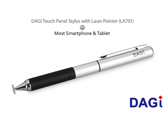 DAGI Touch Panel Stylus with Laser Pointer (LA701)