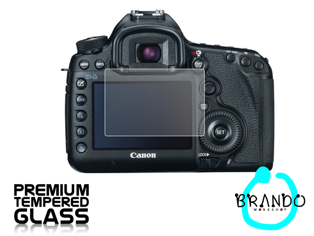 Brando Workshop Premium Tempered Glass Protector for Camera (Canon EOS 5D Mark III)