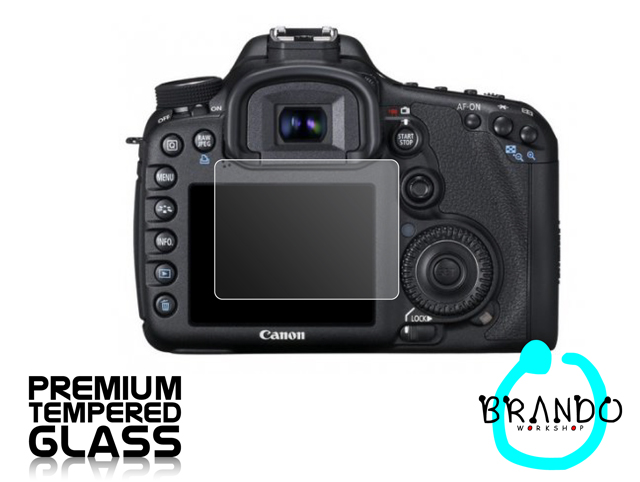 Brando Workshop Premium Tempered Glass Protector for Camera (Canon EOS 7D)