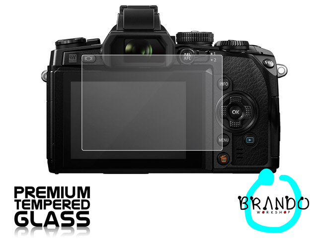Brando Workshop Premium Tempered Glass Protector for Camera (Olympus OM-D E-M1)