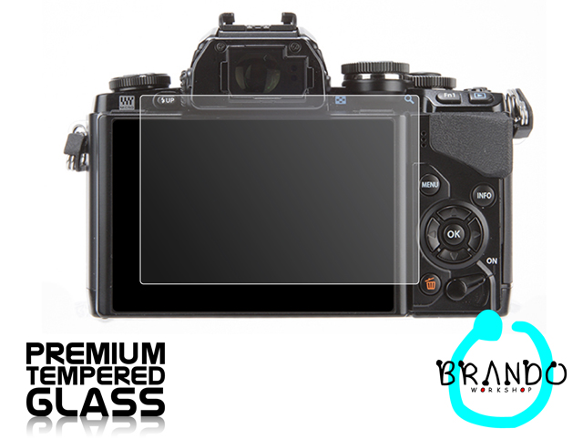 Brando Workshop Premium Tempered Glass Protector for Camera (Olympus OM-D E-M10)